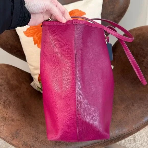 COACH CITY TOTE 2015 LEATHER W/HANGTAG STYLE F35355 - Picture 11 of 14